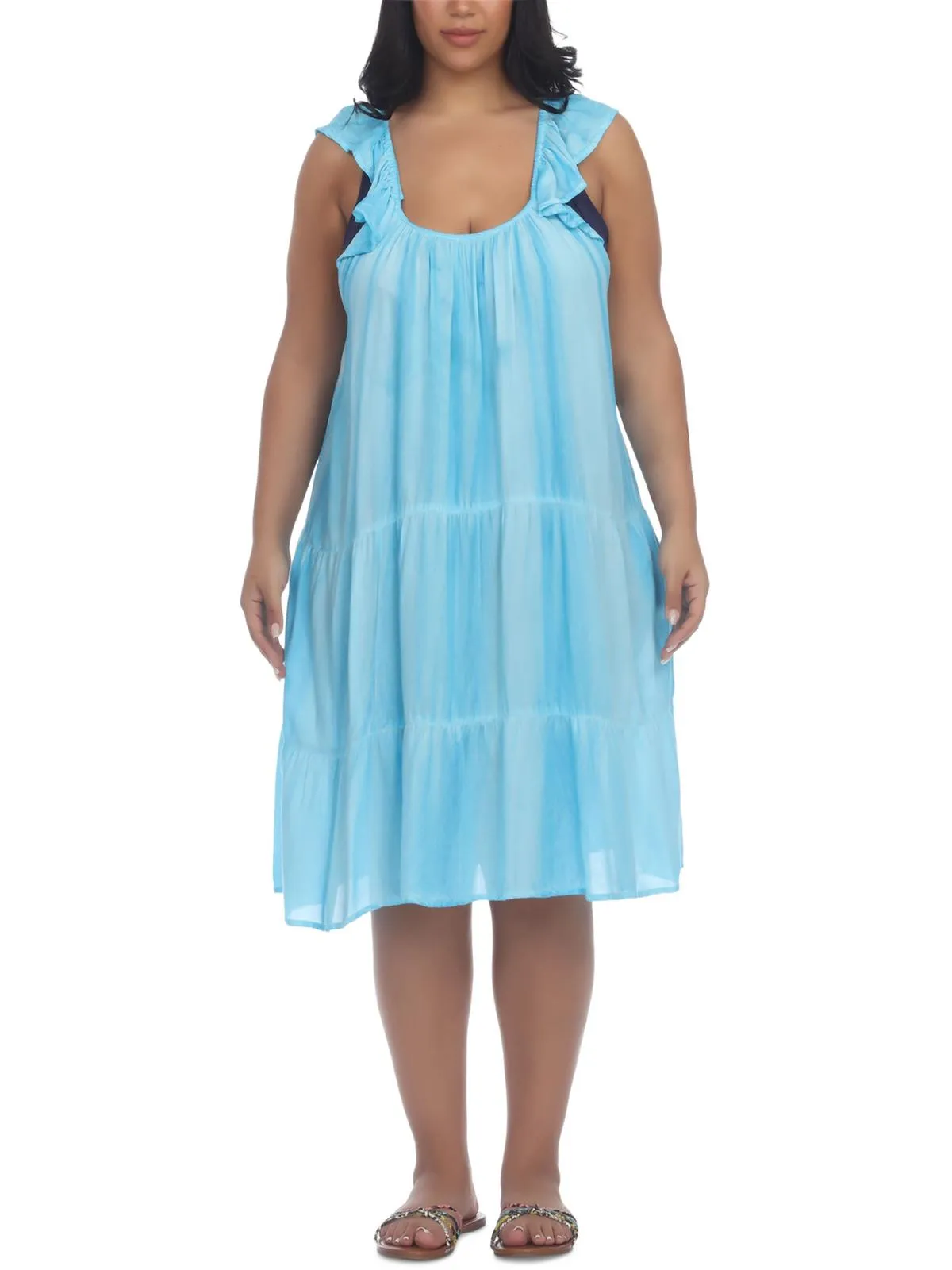 Plus Womens Beachwear Summer Cover-Up
