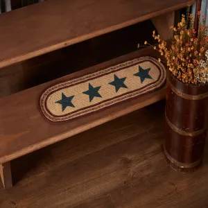 Potomac Jute Stenciled Stars Stair Tread kitchen table, dining set