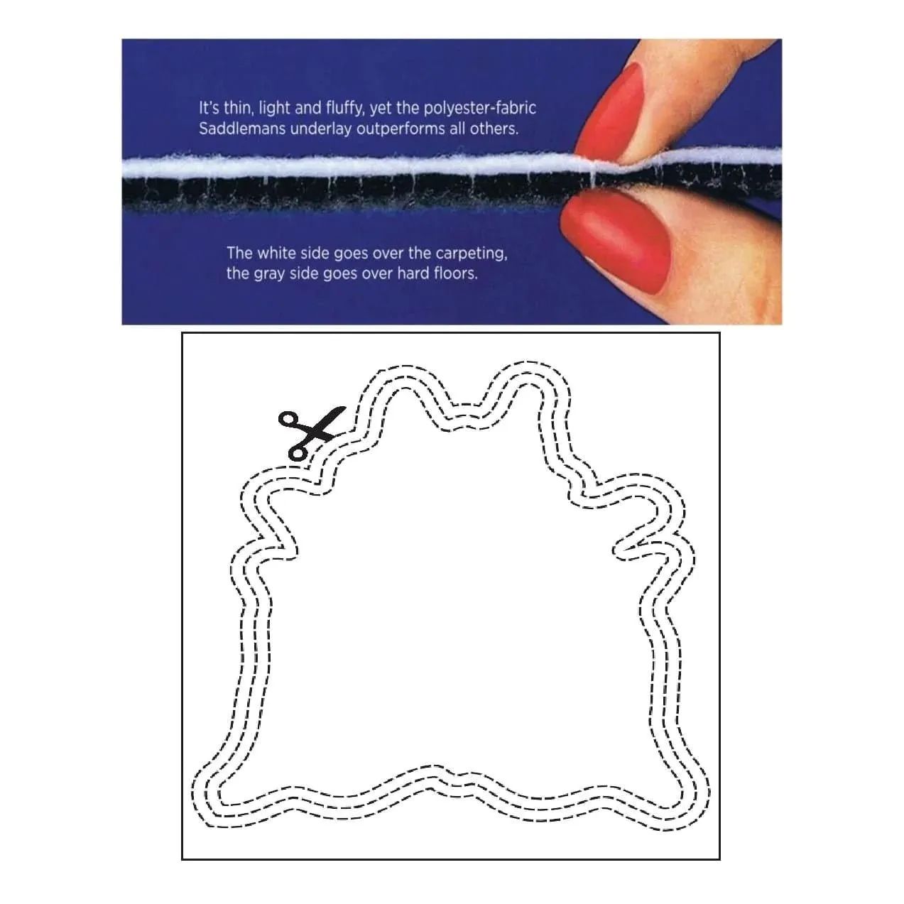 Premium Cowhide Rug Pad