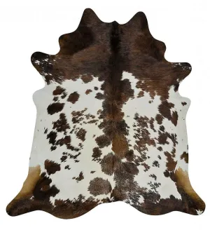 Premium TriColor Cowhide Rug wall decor, home accessories