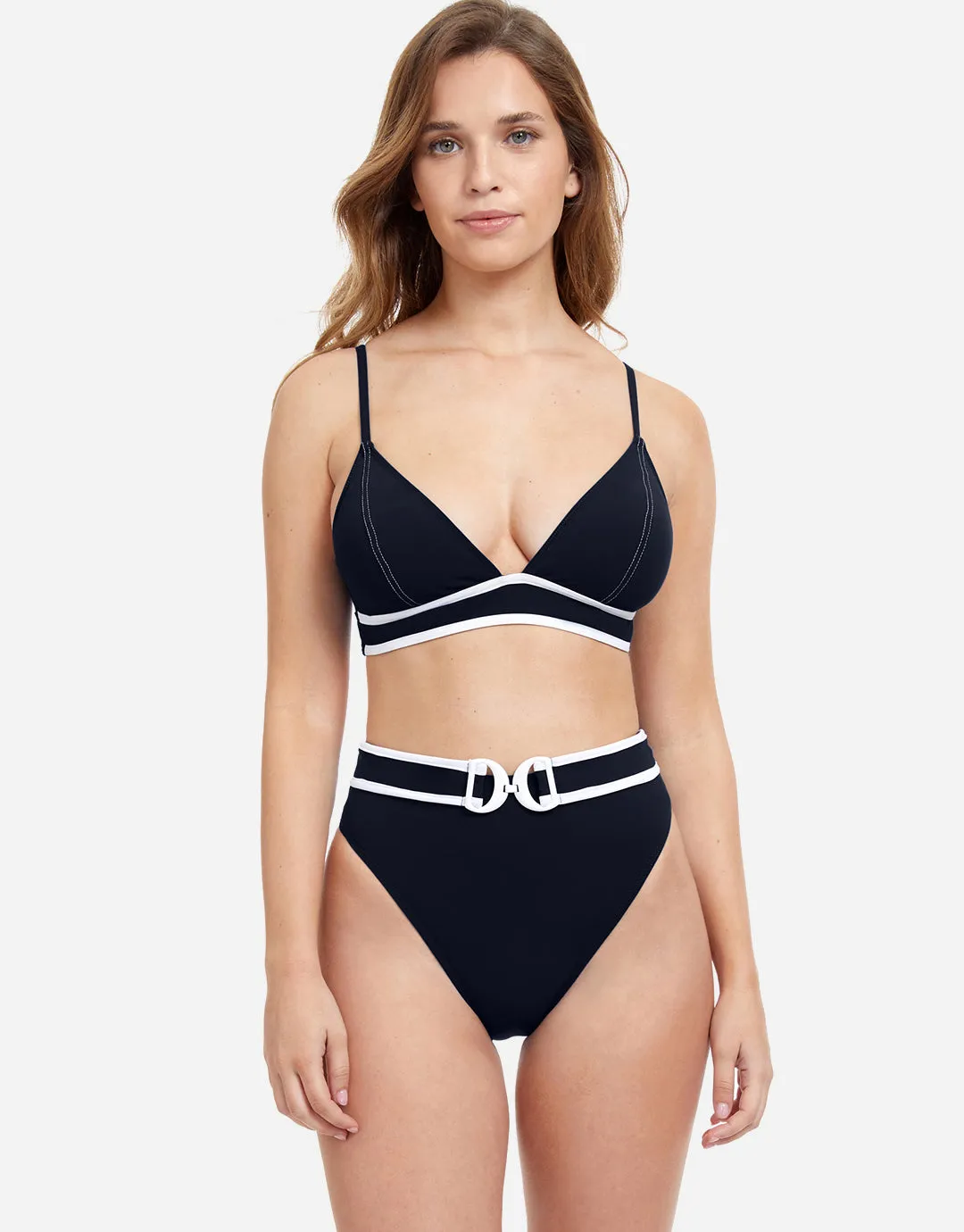 Profile California Girl Belted Bikini Pant - Black