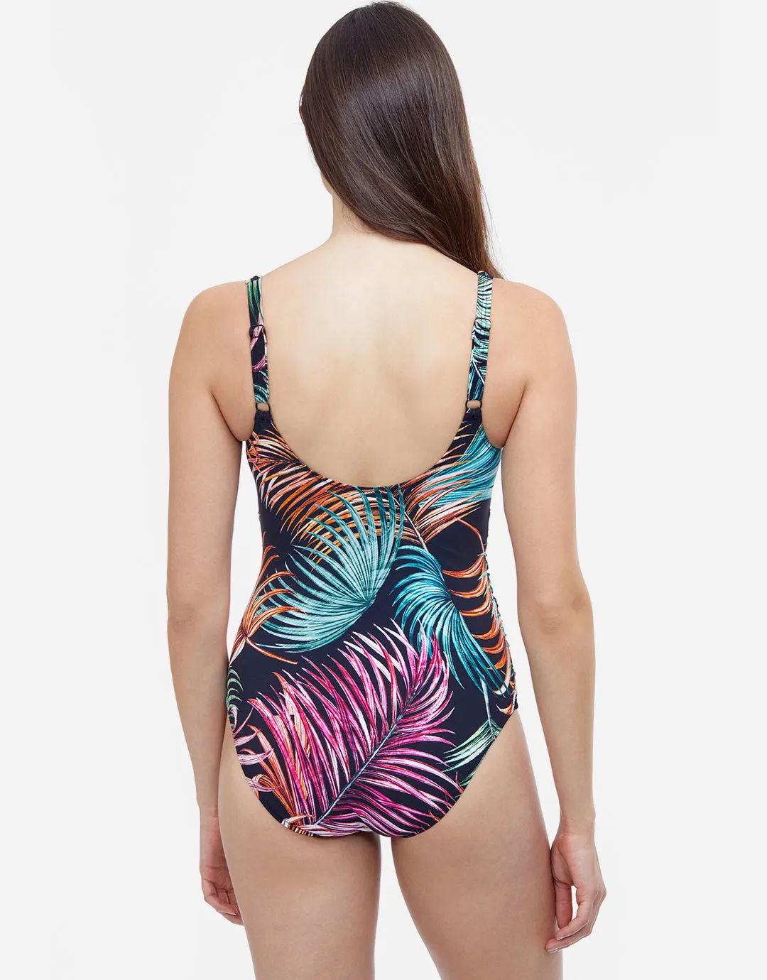 Profile Tropico V Neck Swimsuit - Black
