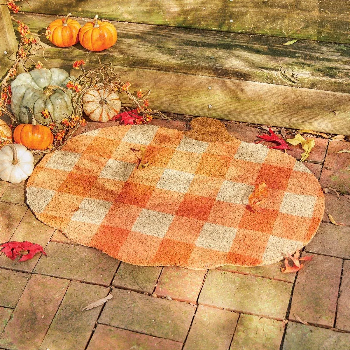 Pumpkin Doormat modern serveware, serving platter
