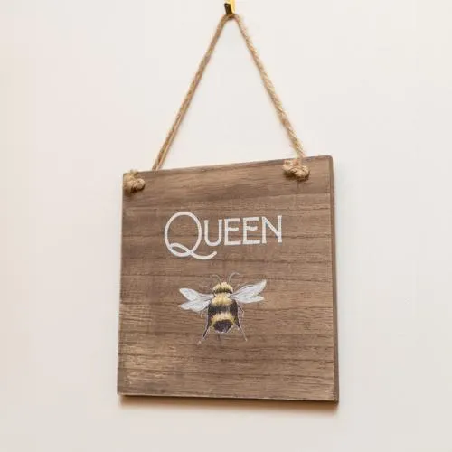 Queen Bee Hanging Sign