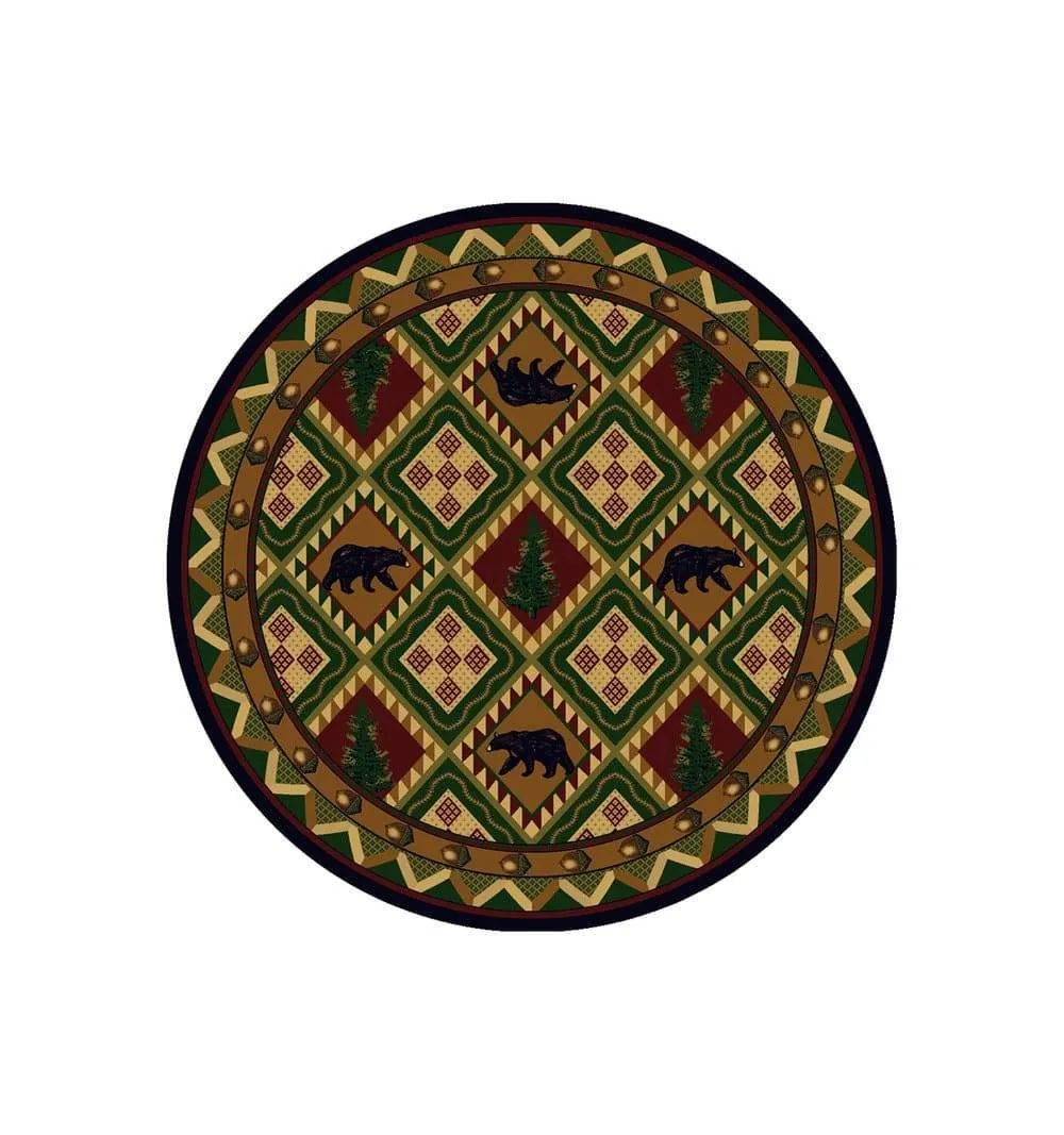 Quilted Forest Cabin Rugs