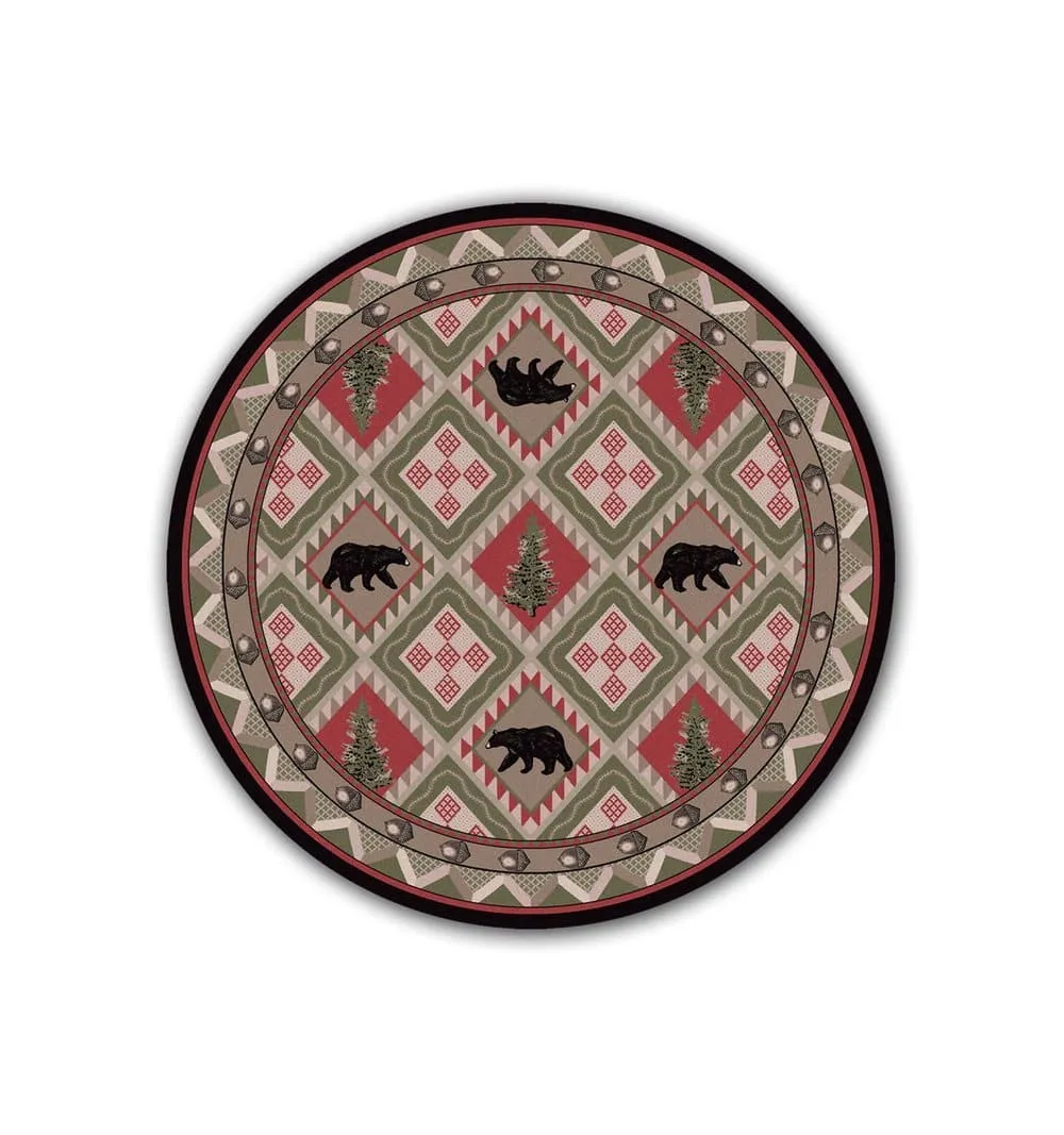 Quilted Forest Cabin Rugs