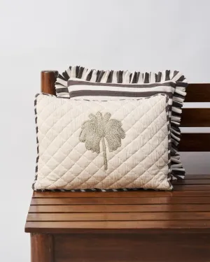 Quilted Palm Cushion Cover accent chair, modern chair