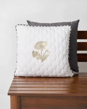 Quilted Poppy Cushion Cover accent chair, modern chair