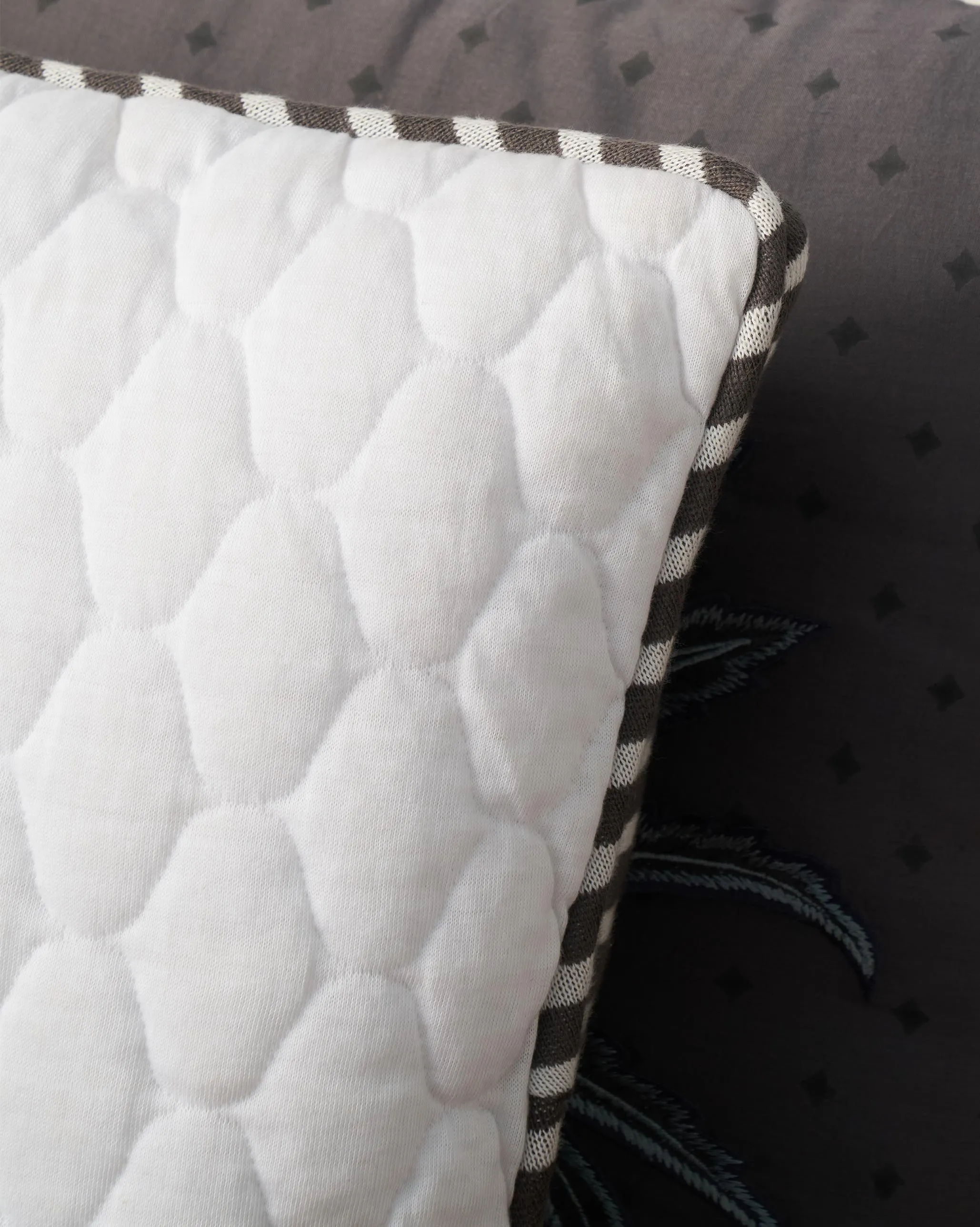 Quilted Poppy Cushion Cover