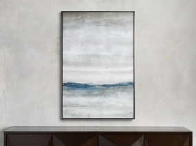 Rain At Sea Framed Print