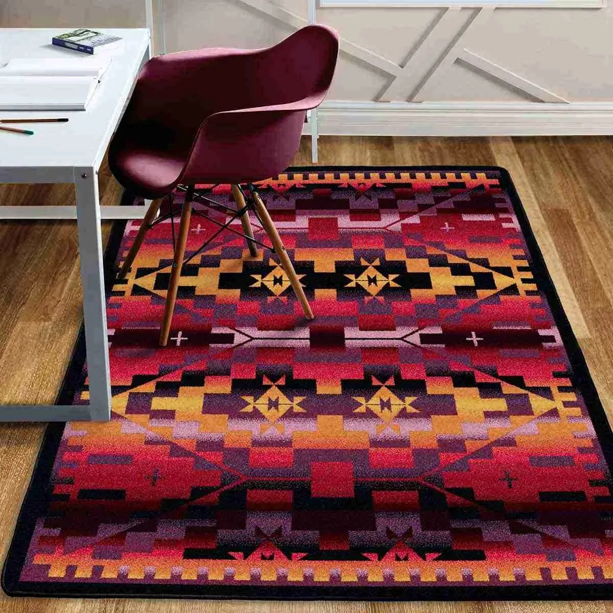 Rainbow Blanket Southwest Rugs