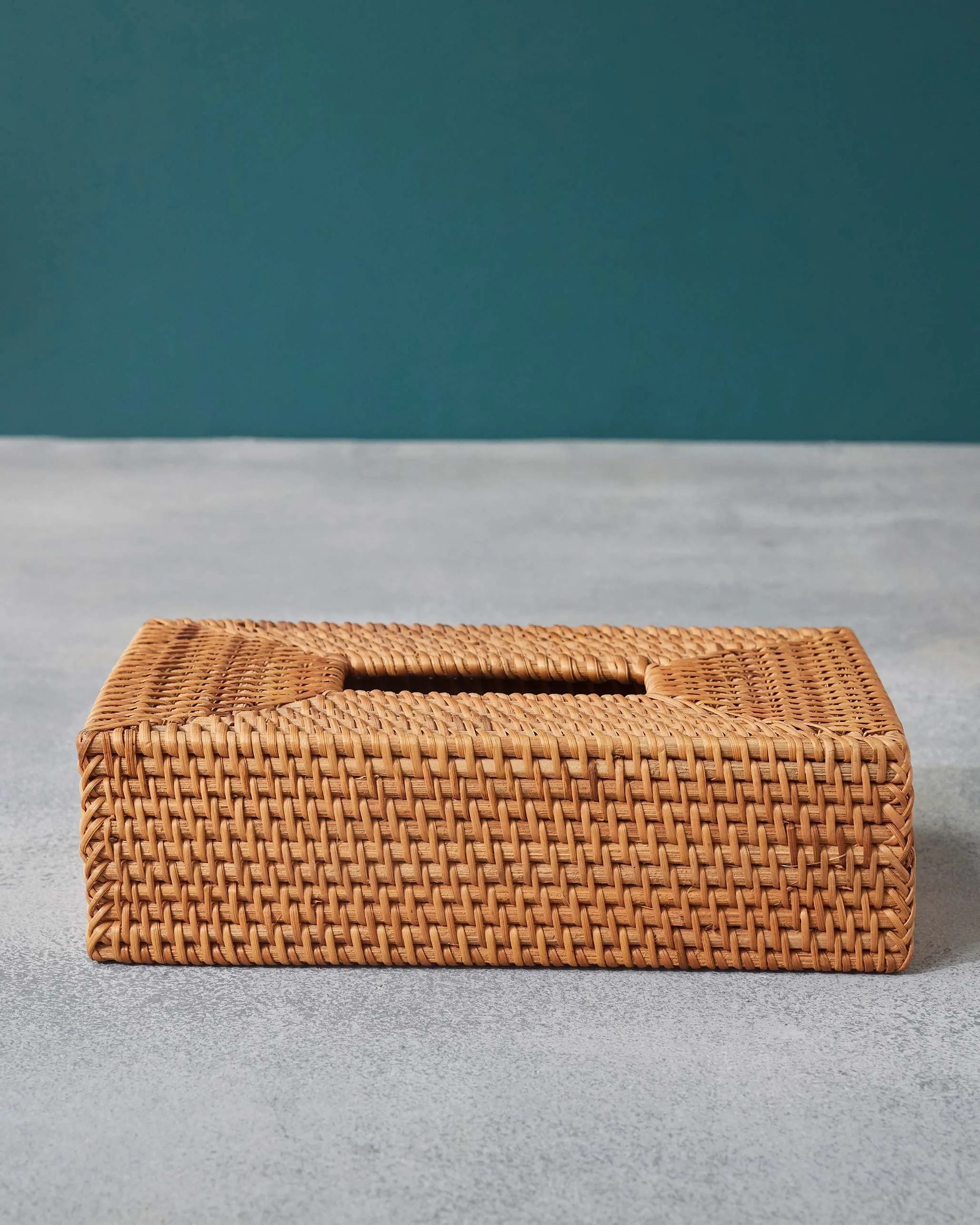 Rattan Tissue Cover - TSSxNB dinnerware set, ceramic plates