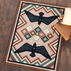 Raven Dance Area Rugs & Runners folding guest bed, rollaway bed