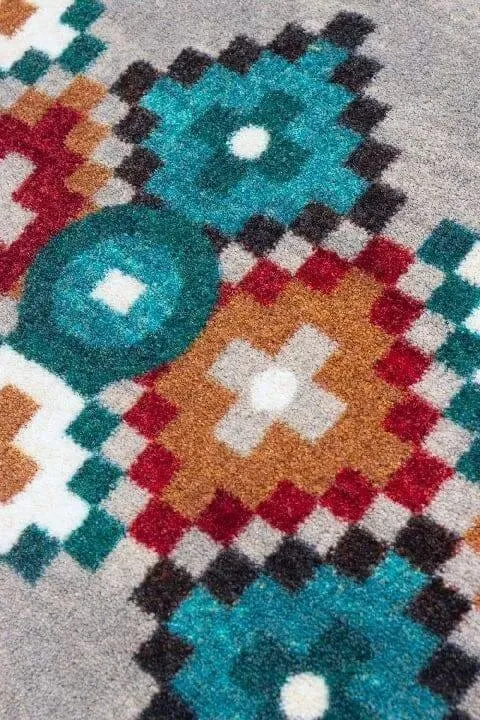 Raven Dance Colorful Southwest Floor Runner