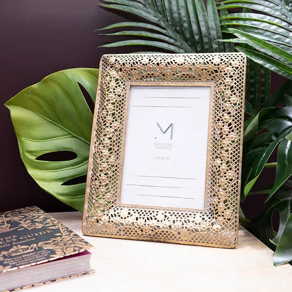 Rectangle Gold Antique Small Photo Frame kitchen essentials, utensils set