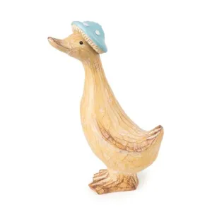 Resin Duck with Teal Hat - 24cm kitchen essentials, utensils set