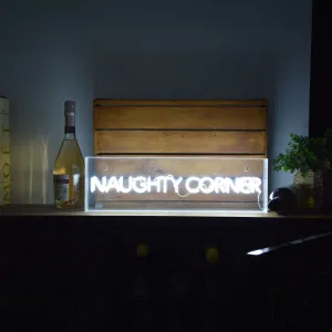 Retro Neon Naughty Corner Light Box kitchen essentials, utensils set