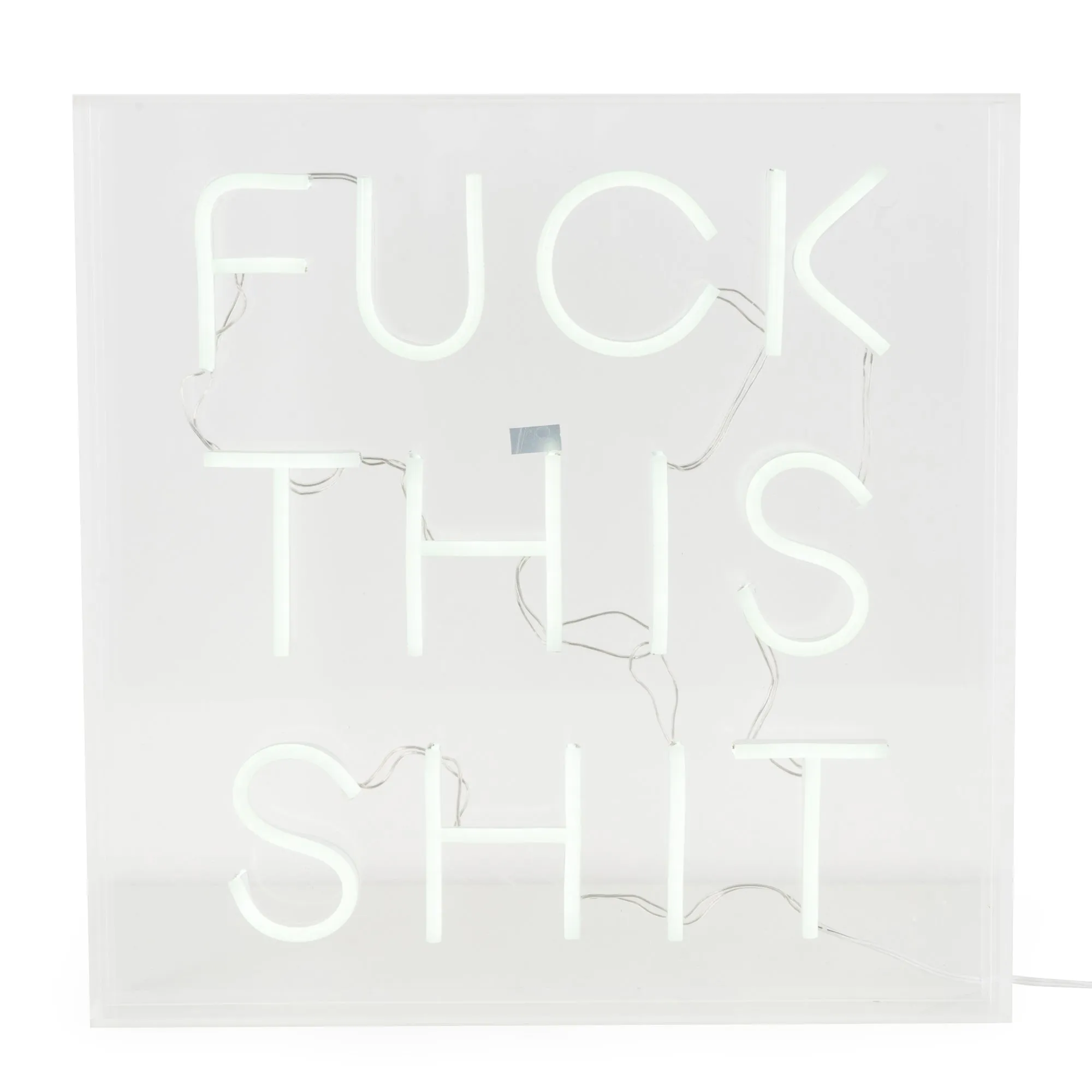 Retro Neon Sign- Fuck This Shit Light Box