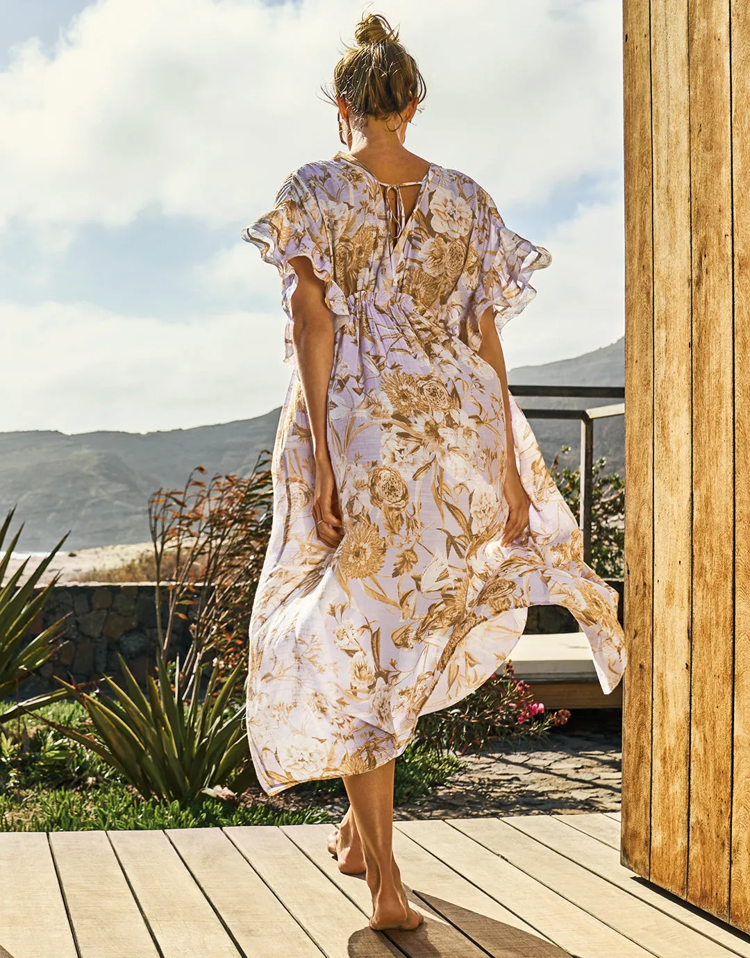Reverie Kimono Dress - Dreamy Pastels