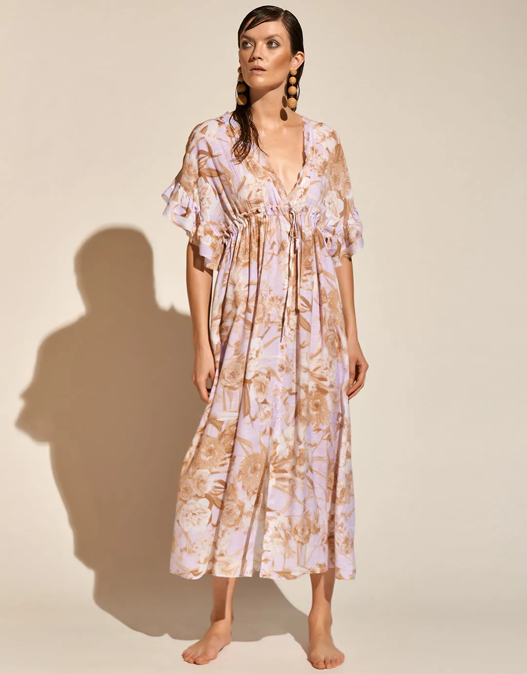 Reverie Kimono Dress - Dreamy Pastels