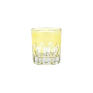 Rialto Old Fashioned Glass, 295ml, Yellow ceramic platter, appetizer tray