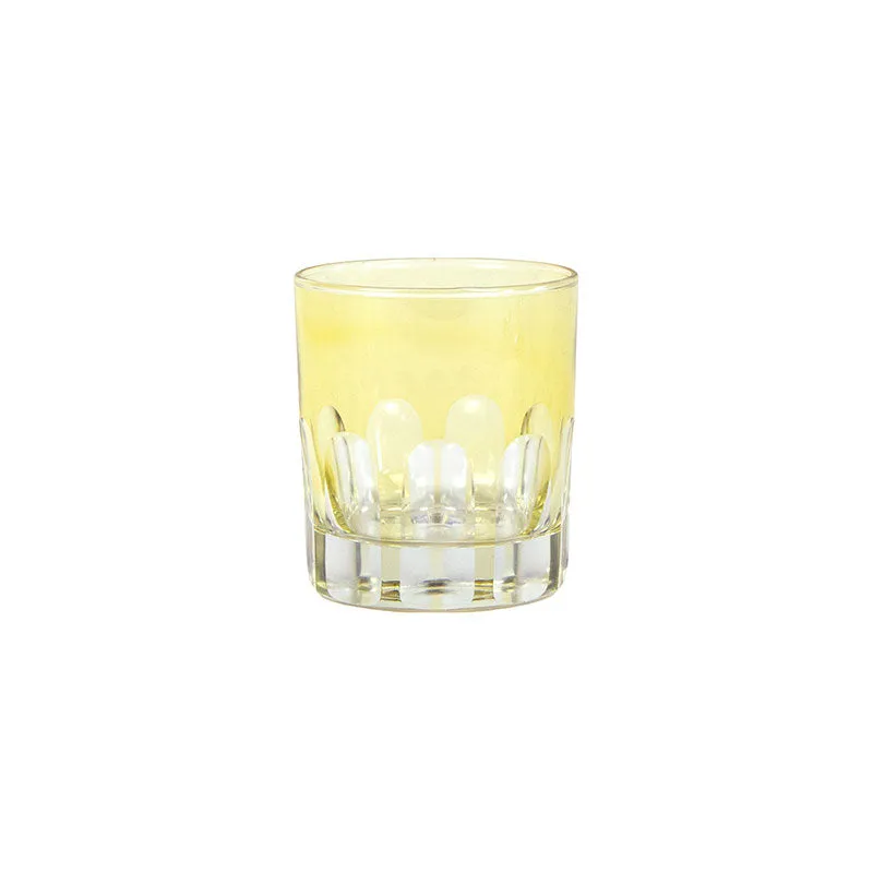 Rialto Old Fashioned Glass, 295ml, Yellow ceramic platter, appetizer tray