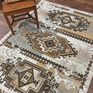 Rio Anna Southwestern Rugs sectional couch, U-shape sofa