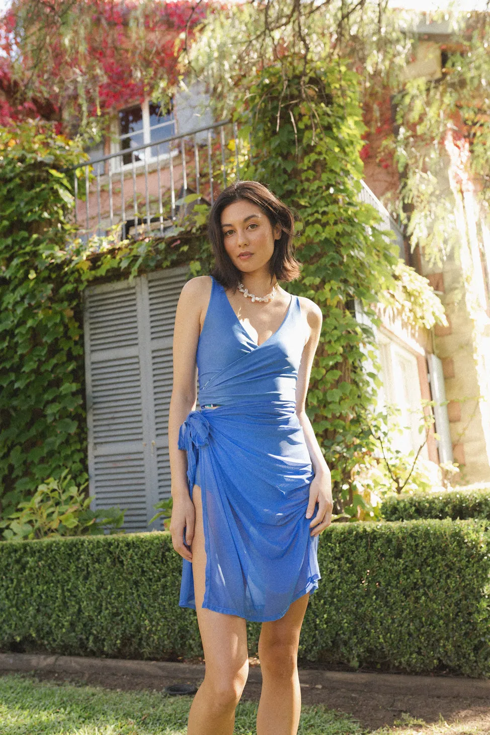 Riviera Mesh Sarong - Monet Blue - Limited Edition