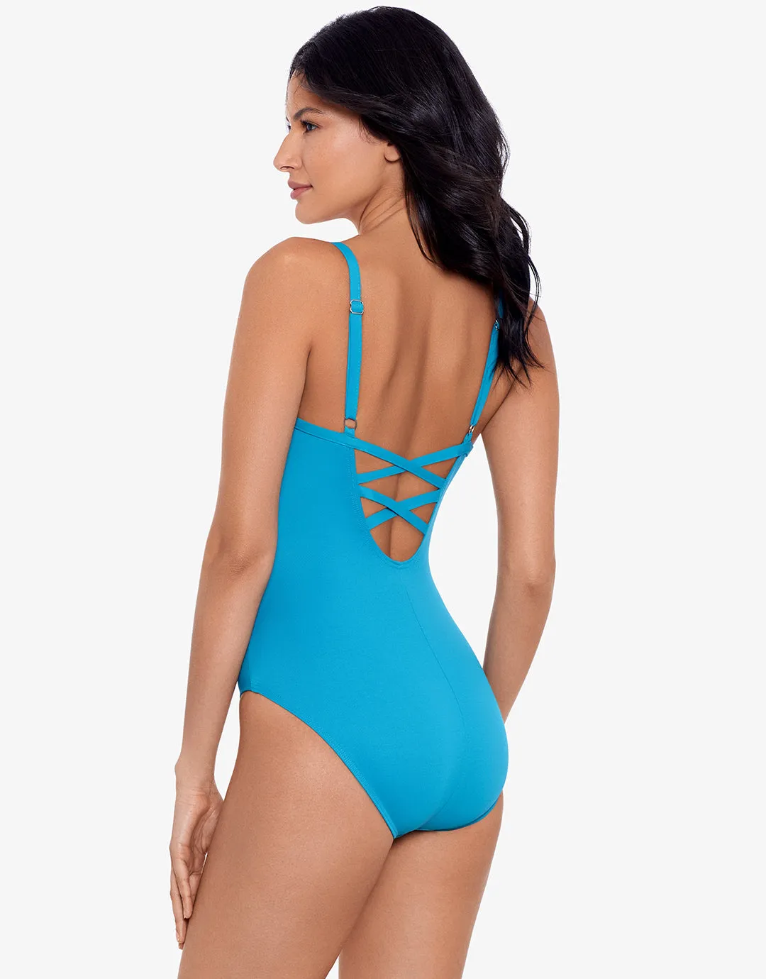 Rock Solid Captivate Swimsuit - Malibu Blue