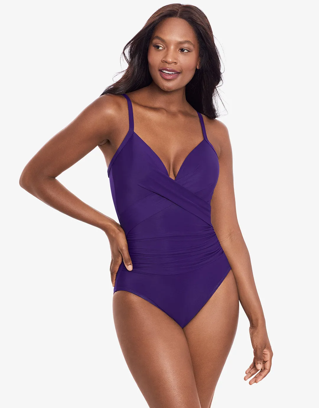 Rock Solid Captivate Swimsuit - Mulberry