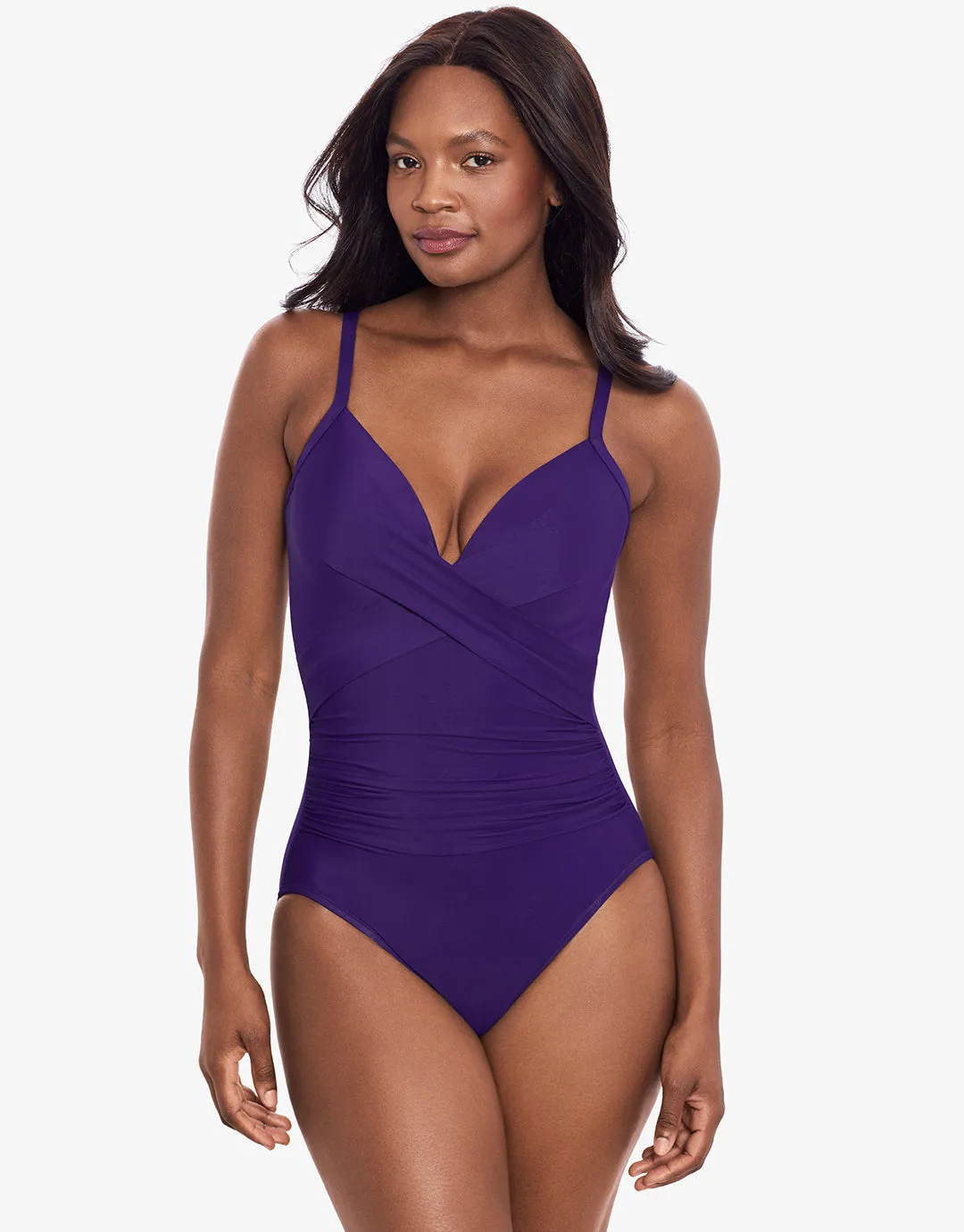Rock Solid Captivate Swimsuit - Mulberry