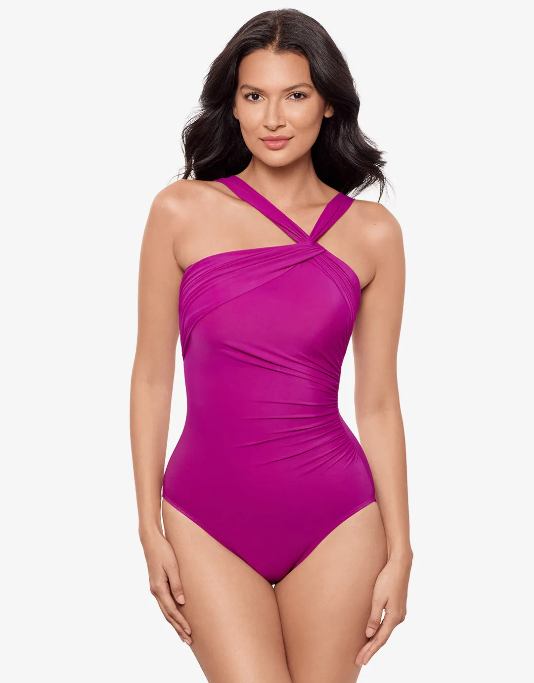 Rock Solid Europa Swimsuit - Framboise