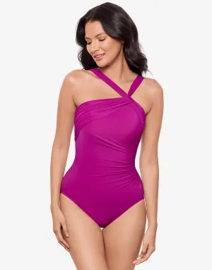 Rock Solid Europa Swimsuit - Framboise