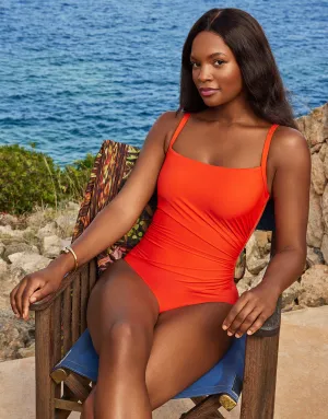 Rock Solid Starr Swimsuit - Arancio