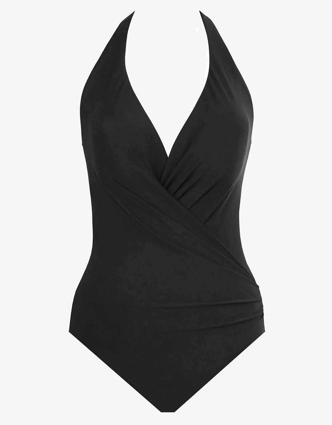 Rock Solid Wrapsody Swimsuit - Black
