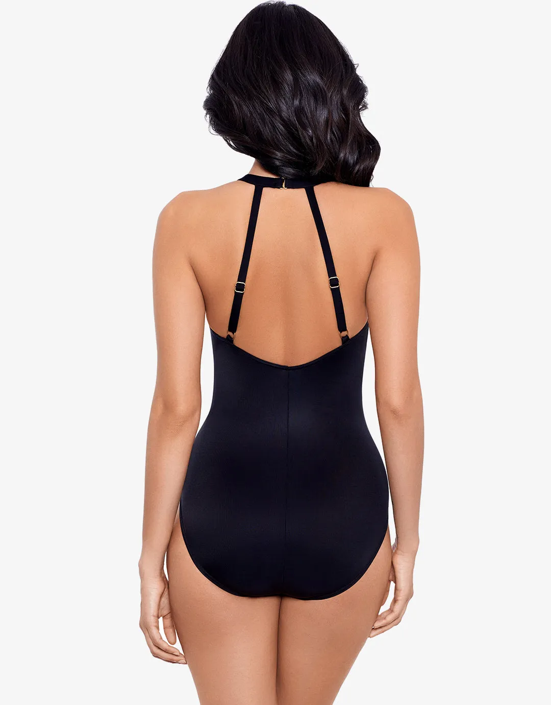 Rock Solid Wrapsody Swimsuit - Black