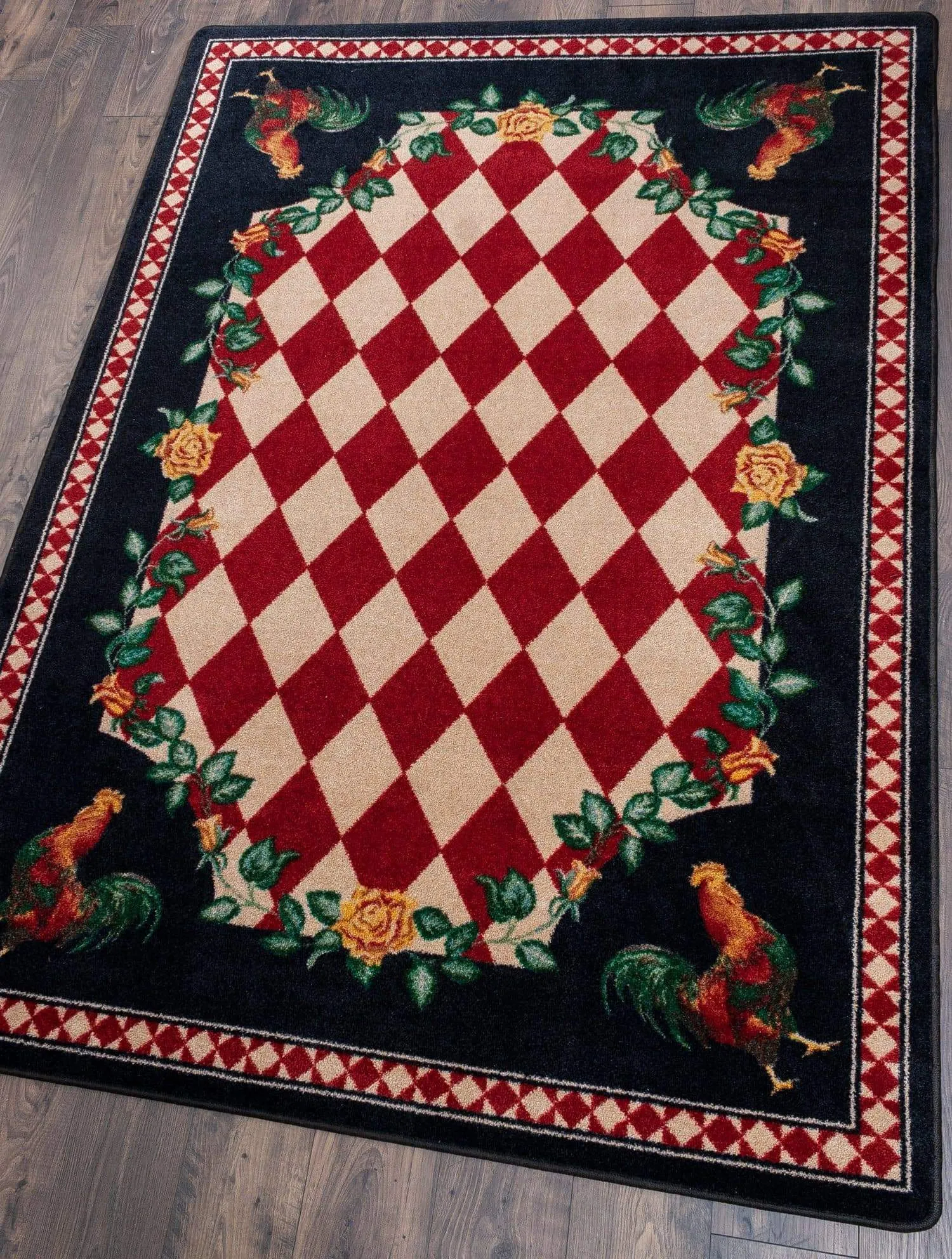 Rooster Farms Area Rugs in 3 Colors