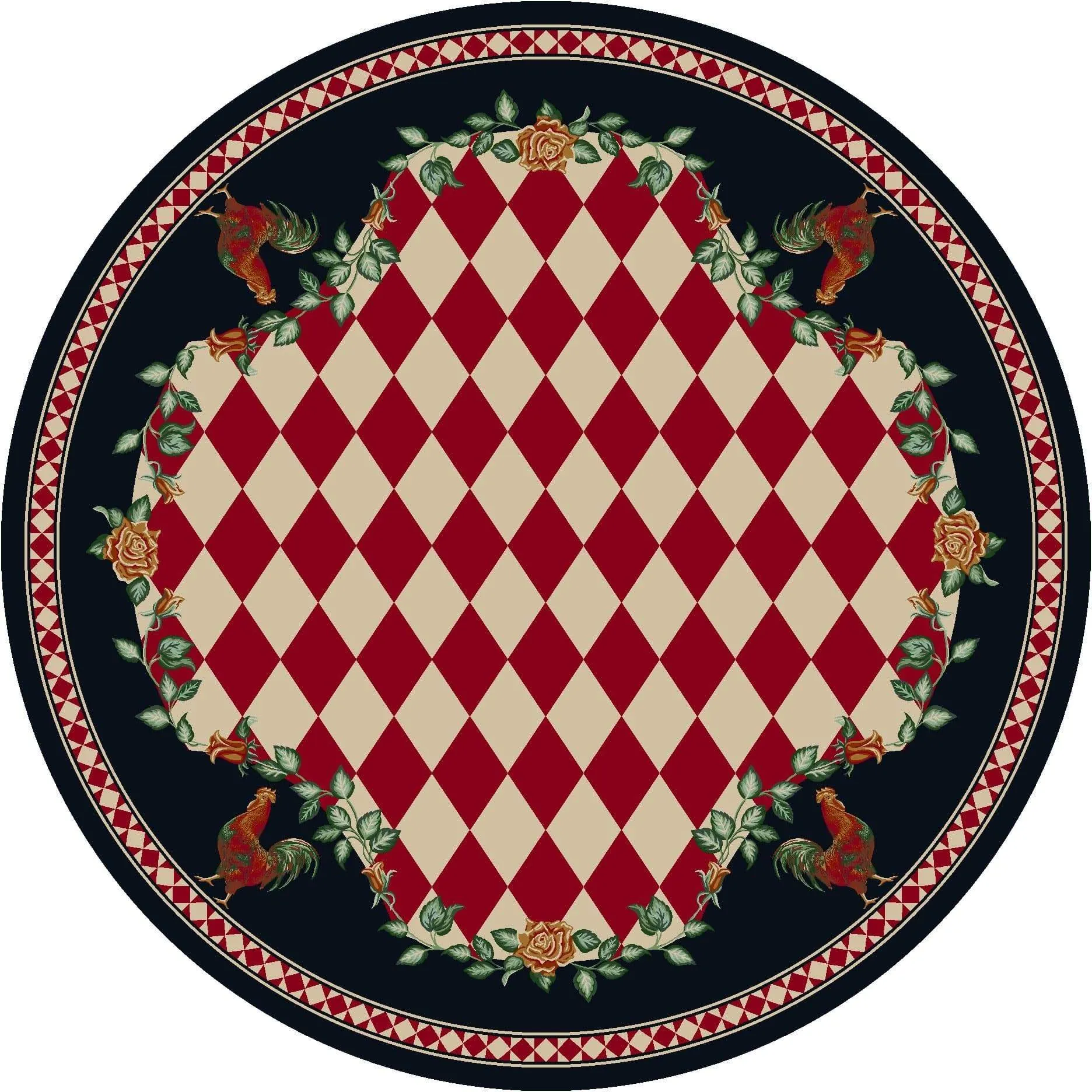 Rooster Farms Area Rugs in 3 Colors