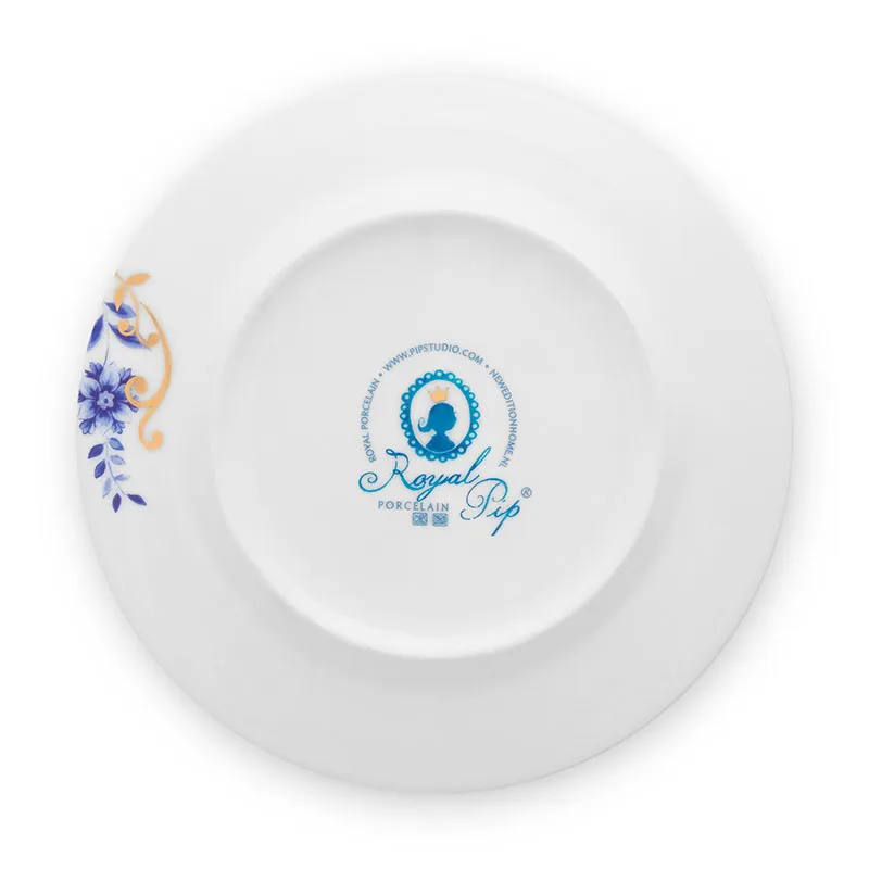 Royal Stripes Bread plate, D17cm, Blue