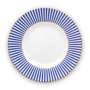 Royal Stripes Bread plate, D17cm, Blue TV cabinet, media console