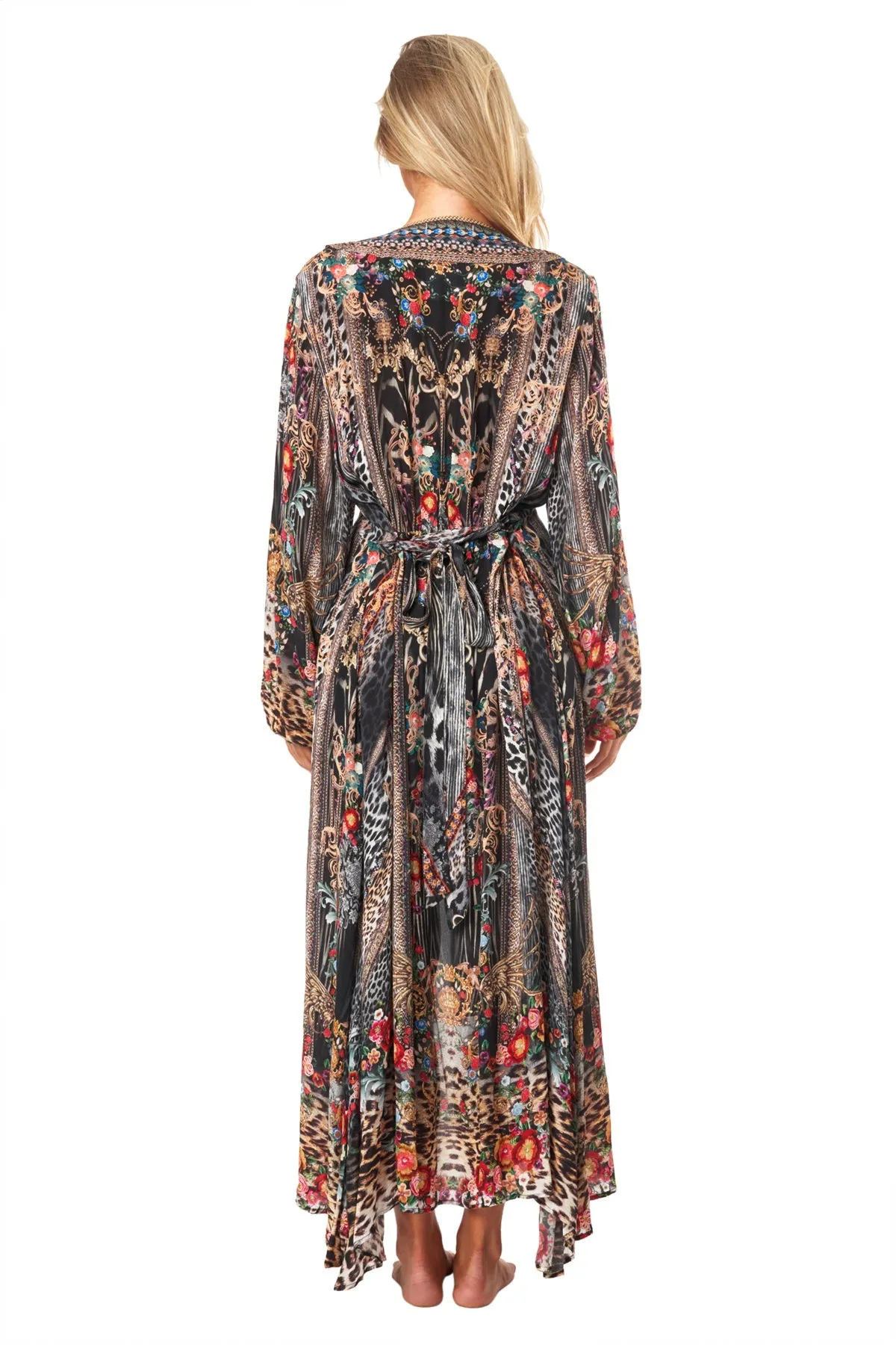 Rue Wrap 2 Way Sleeve Maxi Dress