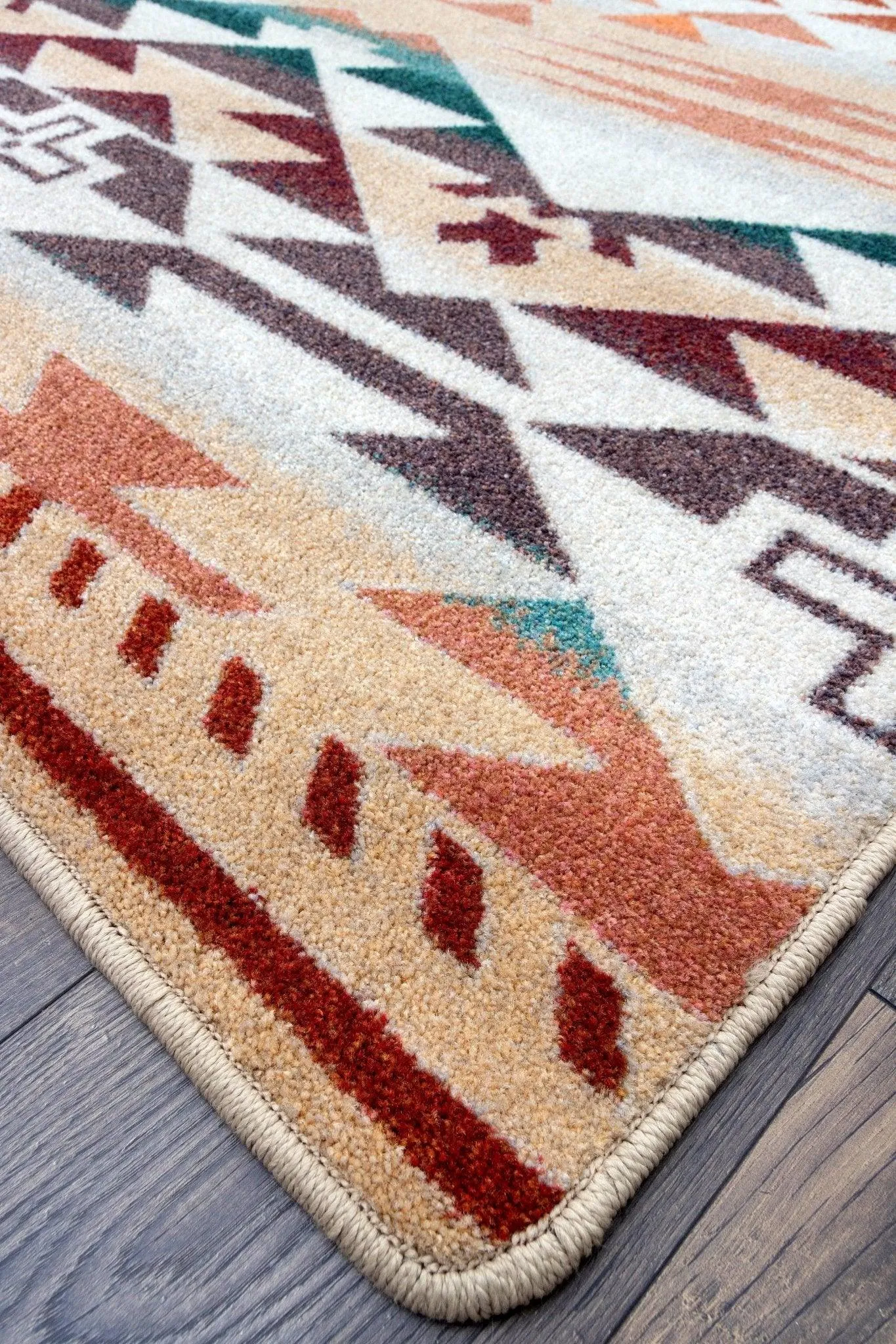 Rustic Cross Southwest Rugs - Clay