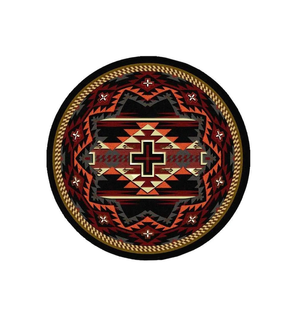Rustic Cross Southwest Rugs in Several Colors