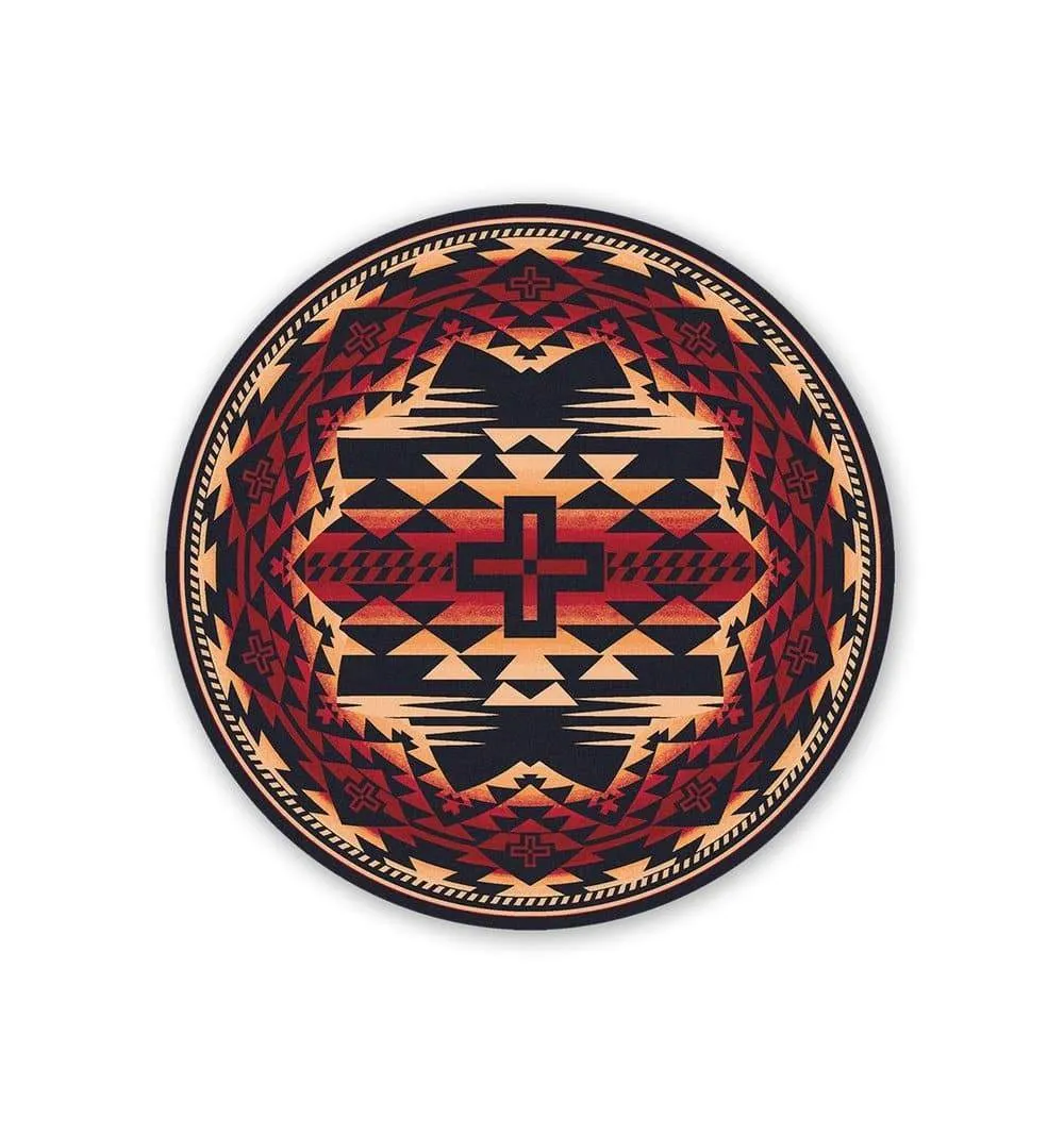 Rustic Cross Southwest Rugs in Several Colors