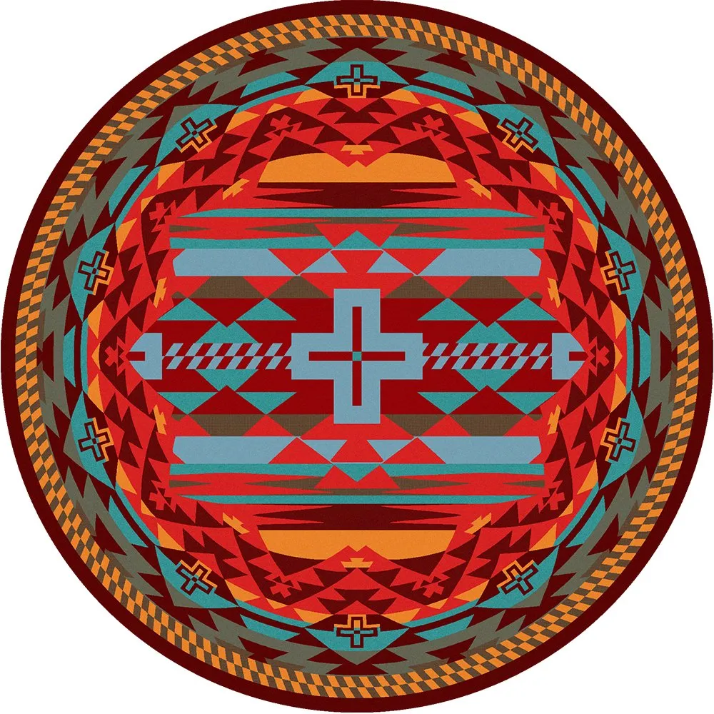 Rustic Cross Southwest Rugs in Several Colors