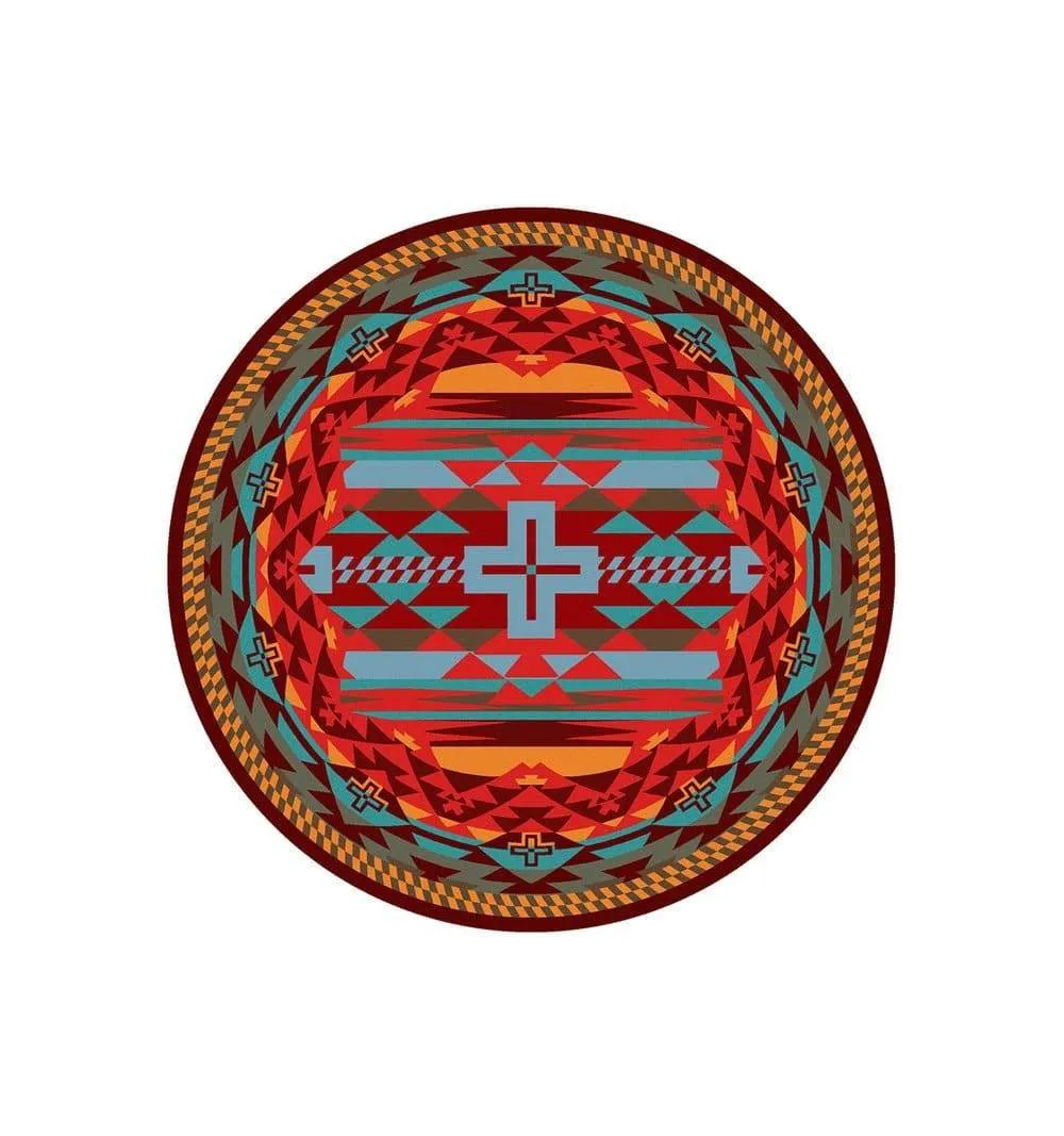 Rustic Cross Southwest Rugs in Several Colors