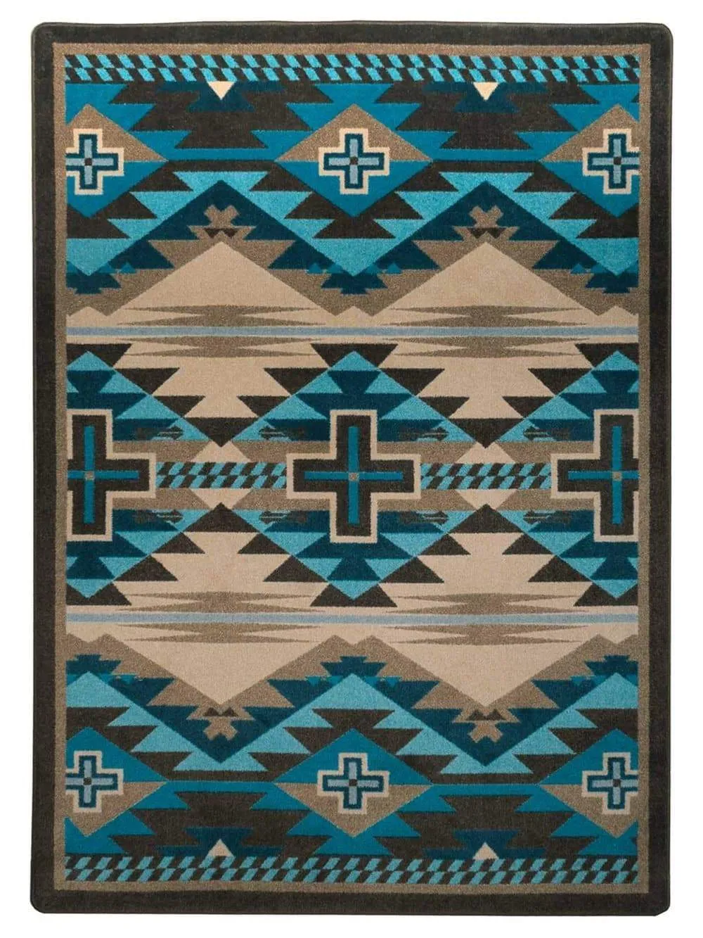 Rustic Cross Southwest Rugs in Several Colors