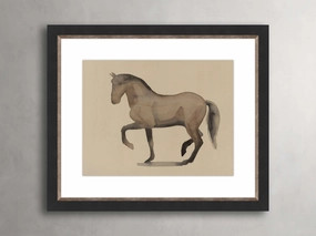 Rustic Portraits II Framed Print