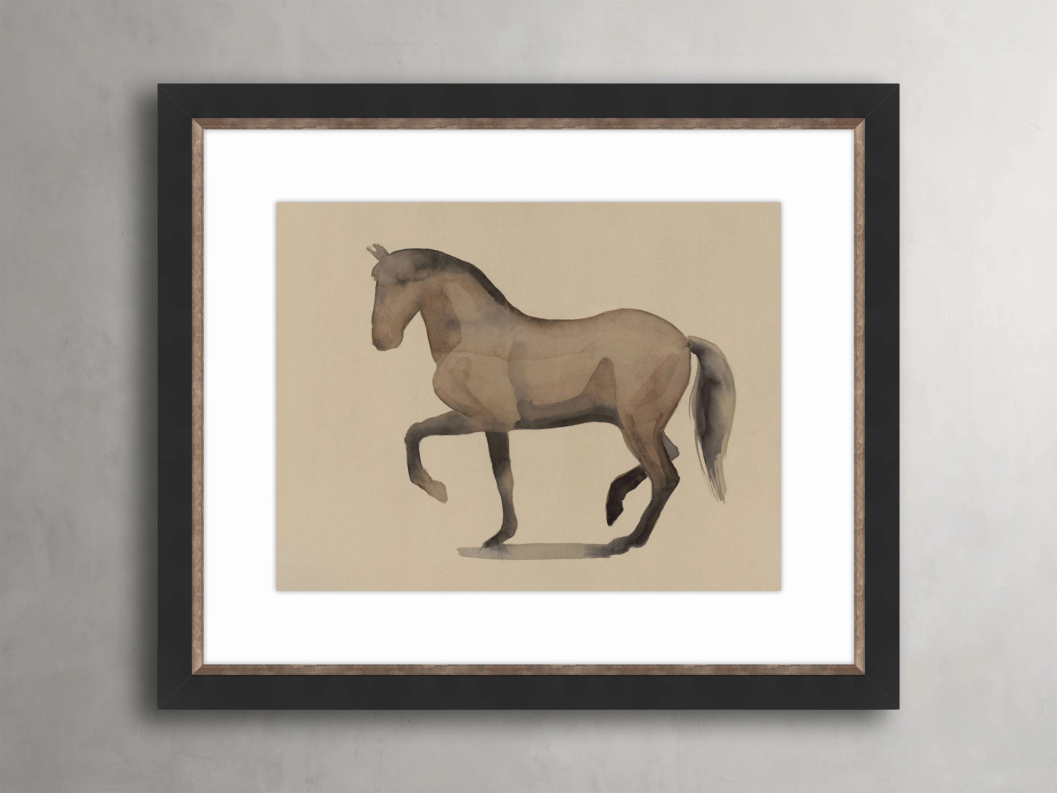 Rustic Portraits II Framed Print
