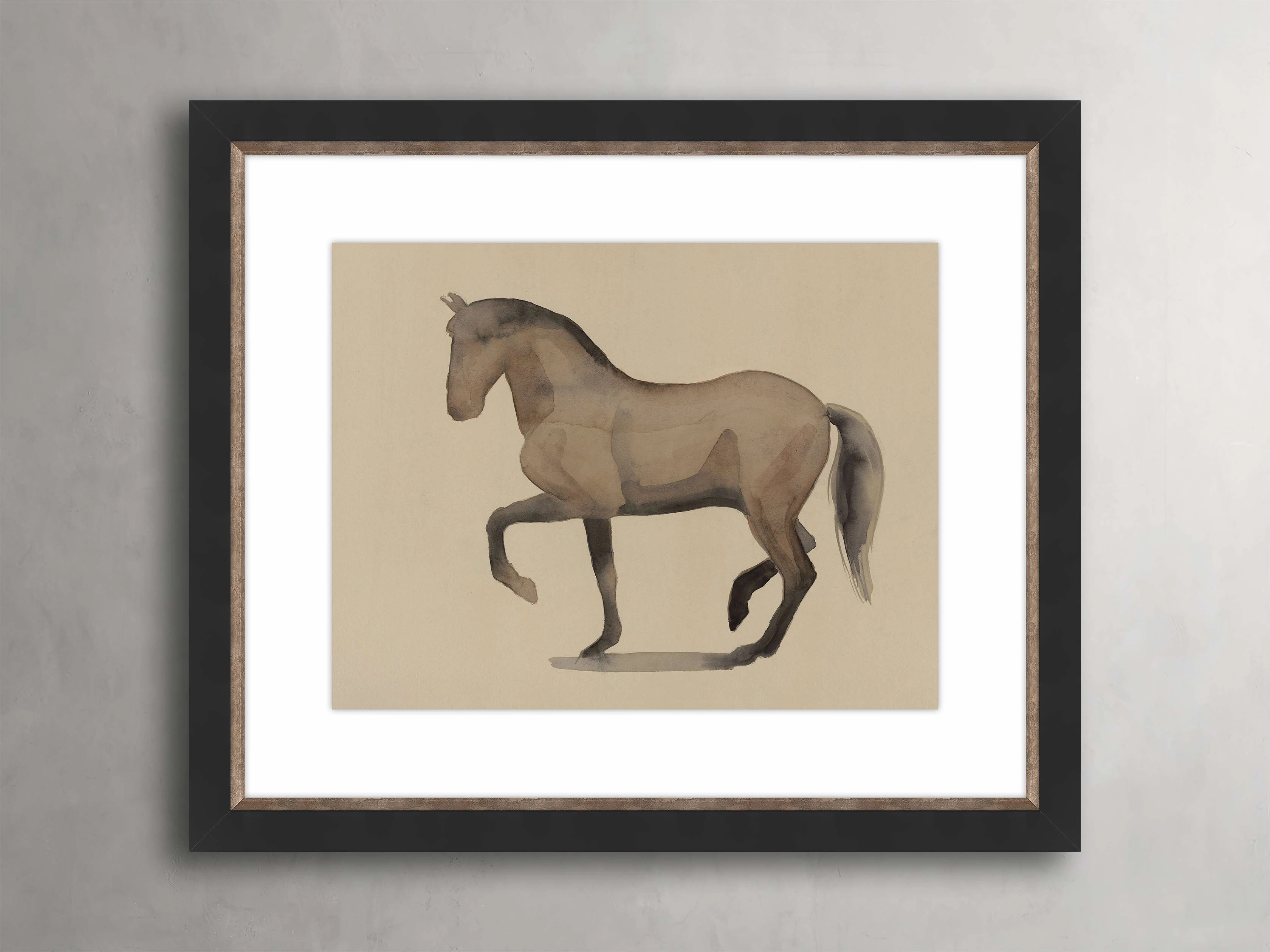 Rustic Portraits II Framed Print